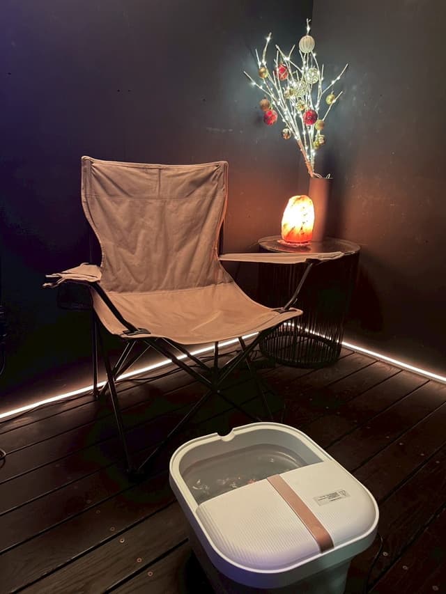 足湯開始!全天候快適にサウナ体験